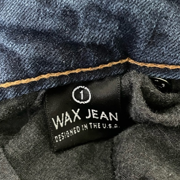 Wax Jeans Butt, I Love You! Dark Denim Jeans Size 1 - Picture 10 of 13